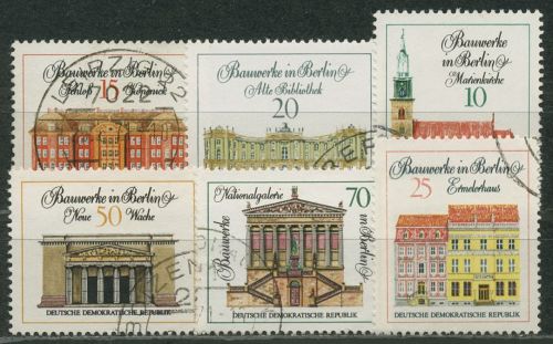 DDR 1971 Bauwerke Berlin Gebäude 1661/66 gestempelt
