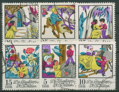 DDR 1972 Märchen Hans Christian Andersen Die Schneekönigin 1801/06 gestempelt