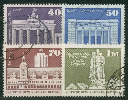 DDR 1973 Aufbau DDR Bauwerke 1879/82 gestempelt