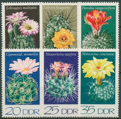 DDR 1974 Pflanzen Kakteen 1922/27 postfrisch