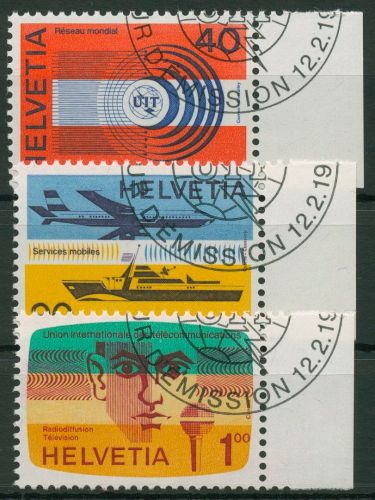Int. Fernmeldeunion (UIT/ITU) 1976 Tätigkeitsbereiche der ITU 11/13 gestempelt