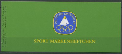 Bund Deutsche Sporthilfe 1980 Markenheftchen SMH 2 (1047) gestempelt (C19595)