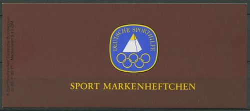 Bund Deutsche Sporthilfe 1981 Markenheftchen SMH 3 (1094) gestempelt (C19598)