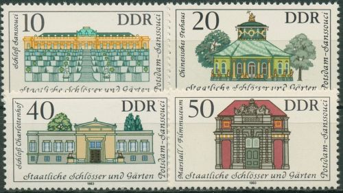 DDR 1983 Schloss Sanssouci Potsdam 2826/29 postfrisch