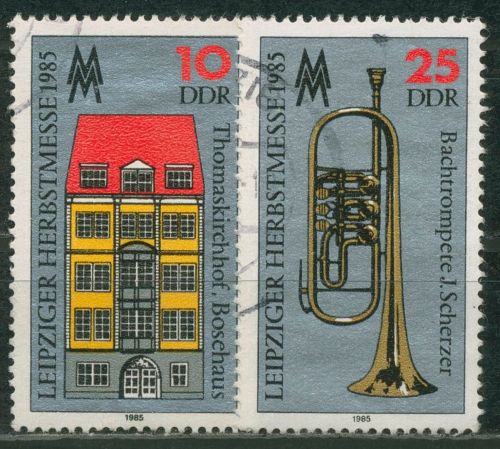 DDR 1985 Leipziger Herbstmesse 2963/64 gestempelt