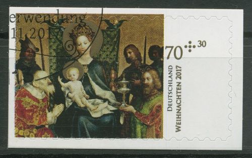 Bund 2017 Weihnachten Altargemälde 3345 gestempelt