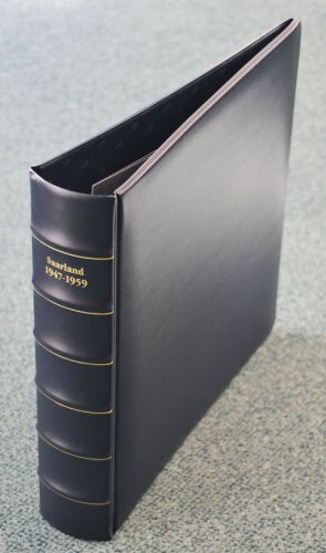 BOREK Ringbinder blau, Aufschrift: Saarland gebraucht, neuwertig (Z595)