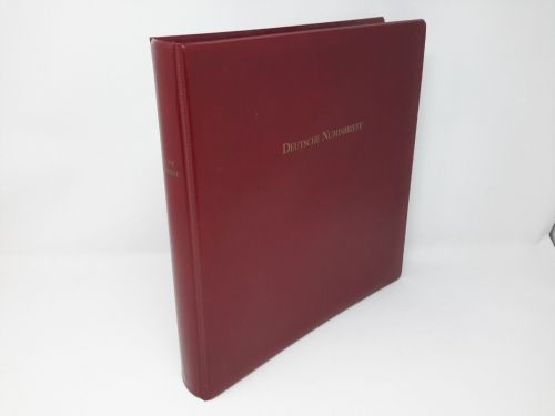 BOREK Ringbinder: Deutsche Numisbriefe rot gebraucht (Z330)