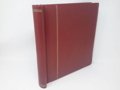 SCHAUBEK Klemmbinder Kunstleder rot gebraucht (Z2986)