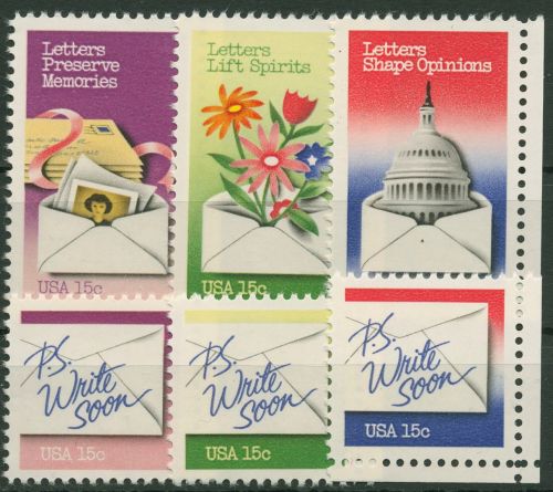 USA 1980 Nationale Briefwoche 1421/26 postfrisch