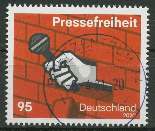 Bund 2020 Pressefreiheit 3515 gestempelt