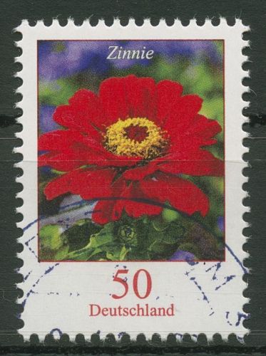 Bund 2020 Freimarke Blumen Zinnie 3535 gestempelt