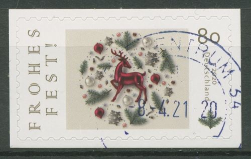 Bund 2020 Weihnachten Frohes Fest Hirsch Weihnachtsschmuck 3575 gestempelt