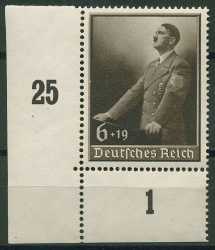 Deutsches Reich 1939 1. Mai Tag der Arbeit 694 Ecke 3 postfrisch