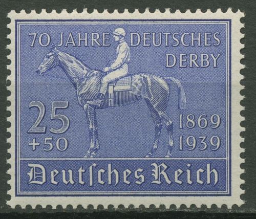Deutsches Reich 1939 70 Jahre Deutsches Derby 698 postfrisch geprüft