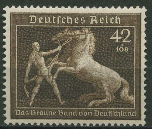 Deutsches Reich 1939 Galopprennen Das Braune Band 699 postfrisch geprüft
