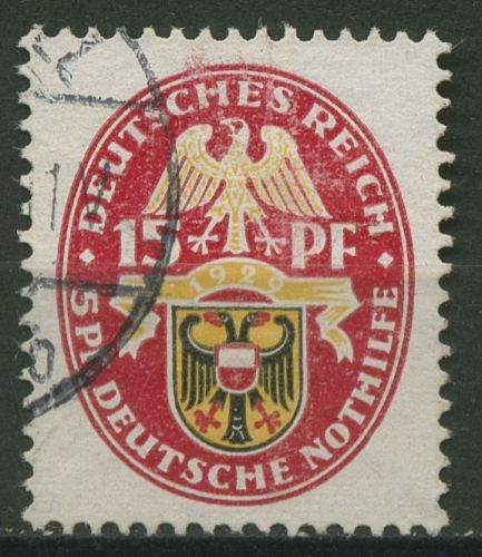 Deutsches Reich 1929 Nothilfe Wappen Lübeck 432 gestempelt