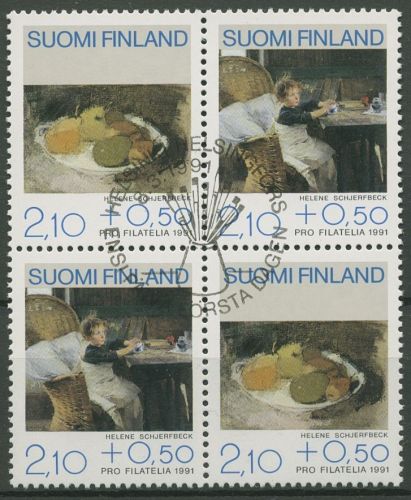 Finnland 1991 Gemälde Stillleben 1132/33 ZD gestempelt (C92930)