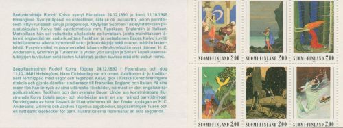 Finnland 1990 Märchenillustrationen Markenheftchen MH 26 postfrisch (C95204)