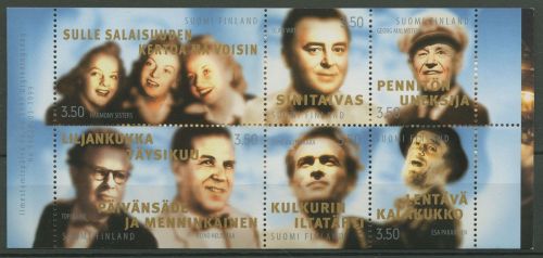 Finnland 1999 Unterhaltungskünstler Markenheftchen MH 54 postfrisch (C92934)