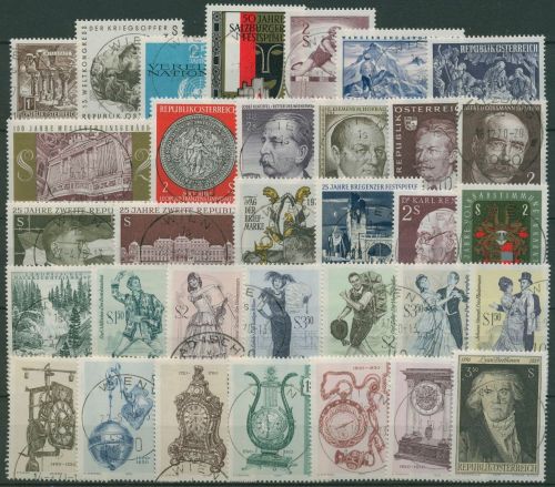 Österreich Jahrgang 1970 komplett (1320/52) gestempelt (SG62131)