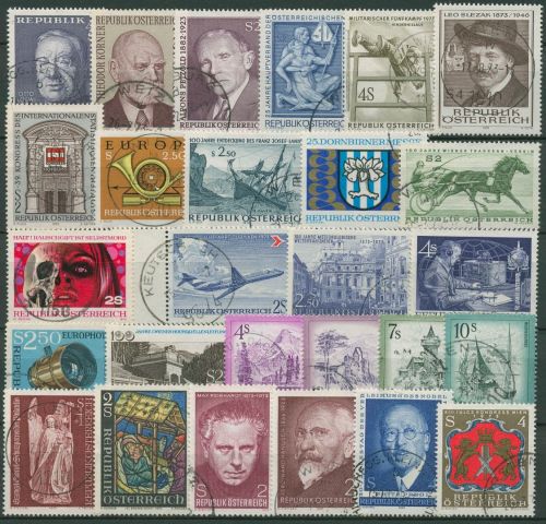 Österreich Jahrgang 1973 komplett (1410/36) gestempelt (SG62134)