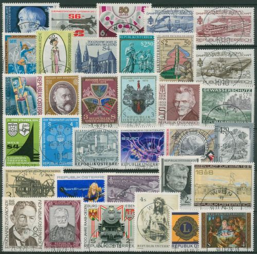 Österreich Jahrgang 1979 komplett (1597/30) gestempelt (SG62140)