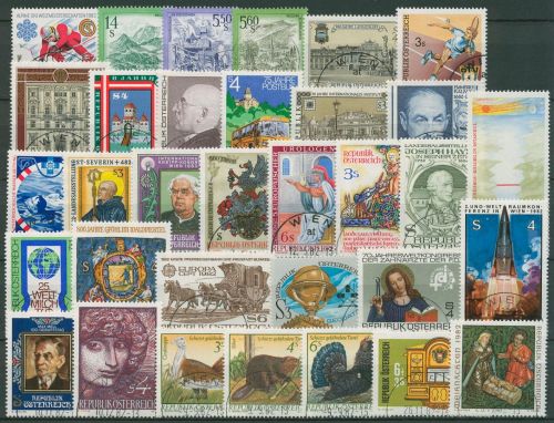 Österreich Jahrgang 1982 komplett (1695/27) gestempelt (SG62143)