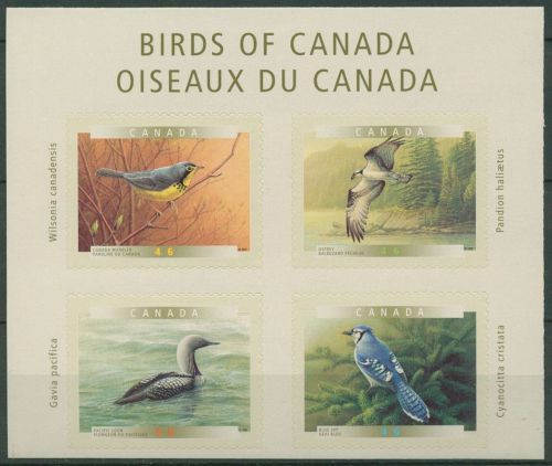 Kanada 2000 Vögel Fischadler Blauhäher 1901/04 postfrisch (C73547)