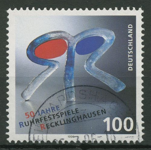 Bund 1996 Ruhrfestspiele Recklinghausen 1859 gestempelt