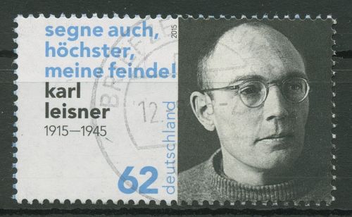 Bund 2015 Persönlichkeiten Karl Leisner 3135 gestempelt
