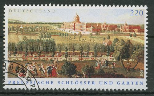 Bund 2005 Schloss Sanssouci Blockeinzelmarke 2476 gestempelt