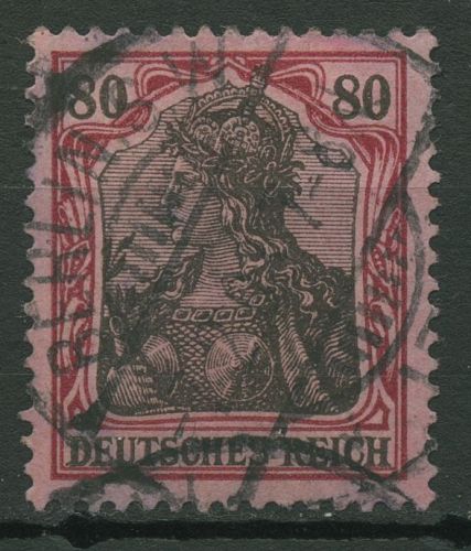Deutsches Reich 1902 Germania ohne Wasserzeichen 77 gestempelt