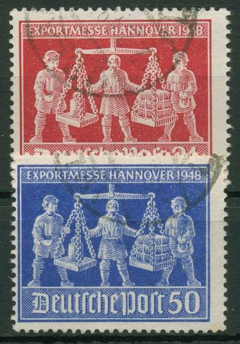 Alliierte Besetzung 1948 Exportmesse Hannover 969/70 gestempelt