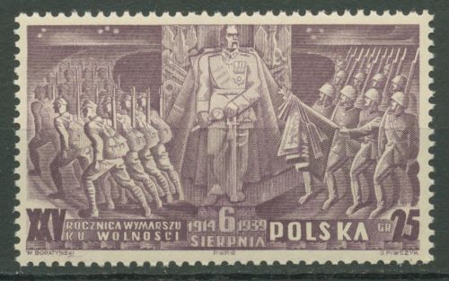 Polen 1939 Legionäre Marschall Pilsudski 356 postfrisch