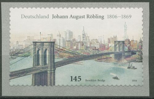 Bund 2006 J., A. Röbling Rollenmarke sk 2546 mit Nr. postfrisch