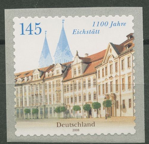 Bund 2008 Eichstätt Rollenmarke sk 2643 mit Nr. postfrisch