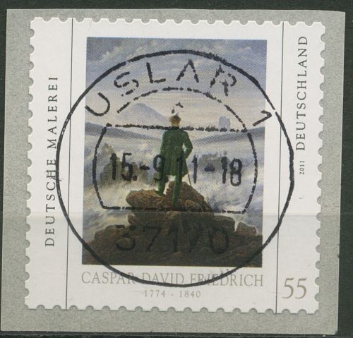 Bund 2011 Friedrich Rollenmarke sk 2869 R mit Nr. und TOP-Stempel