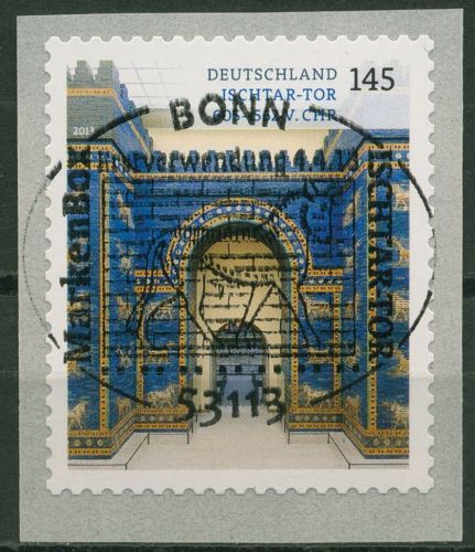 Bund 2013 Ischtar-Tor Rollenmarke (100er-Rolle) sk 3002 R mit Nr. u. TOP-Stempel