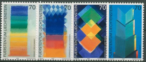 Liechtenstein 1998 Zeitgenössische Kunst Heinz Mack 1167/70 postfrisch