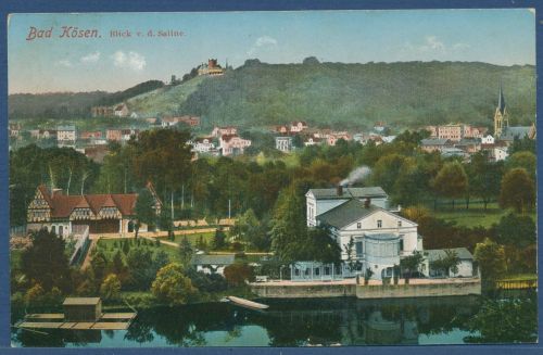 Bad Kösen Naumburg Blick von der Saline, gelaufen 1912 (AK5882)