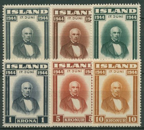 Island 1944 Ausrufung der Republik Jón Sigurdsson 231/36 postfrisch