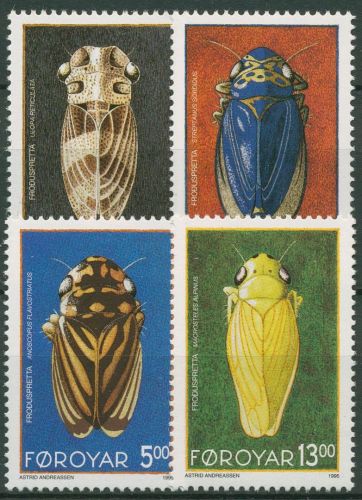 Färöer 1995 Einheimische Zikaden 272/75 postfrisch