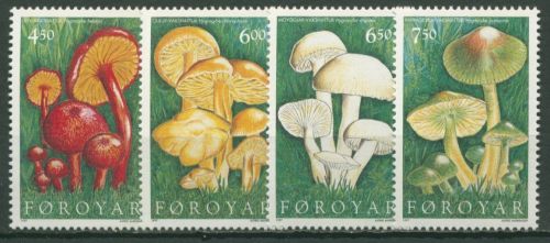 Färöer 1997 Einheimische Pilze: Saftlinge 311/14 postfrisch
