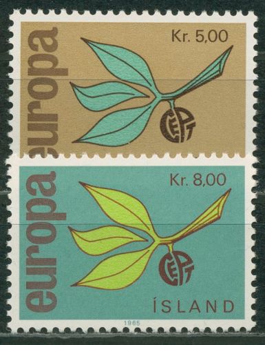 Island 1965 Europa CEPT Zweig mit Frucht 395/96 postfrisch