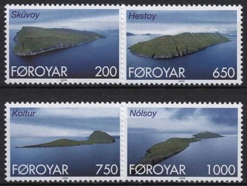 Färöer 2000 Freimarken Inseln 381/84 postfrisch