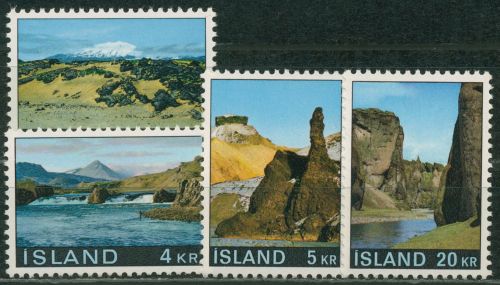 Island 1970 Landschaften 434/37 postfrisch