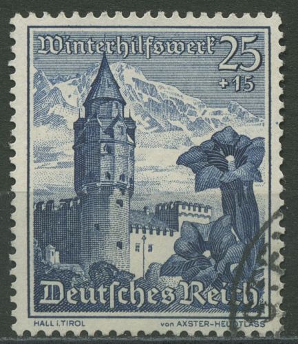 Deutsches Reich 1938 Winterhilfswerk WHW Ostmarklandschaften 682 gestempelt