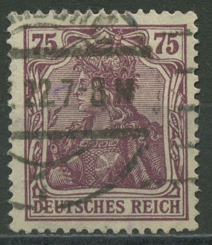 Deutsches Reich 1920/21 Germania 148 II gestempelt geprüft
