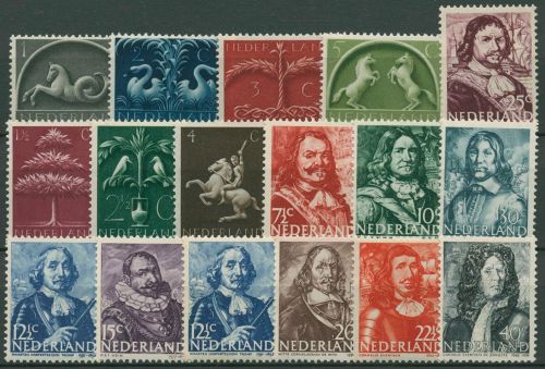 Niederlande 1943 Germanische Symbole & Seehelden 405/21 postfrisch
